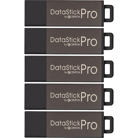 Centon Centon Mp Valuepack Usb 2.0 Datastick Pro Grey, 8Gb, 5Pack Bulk S1-U2P5-8-5B